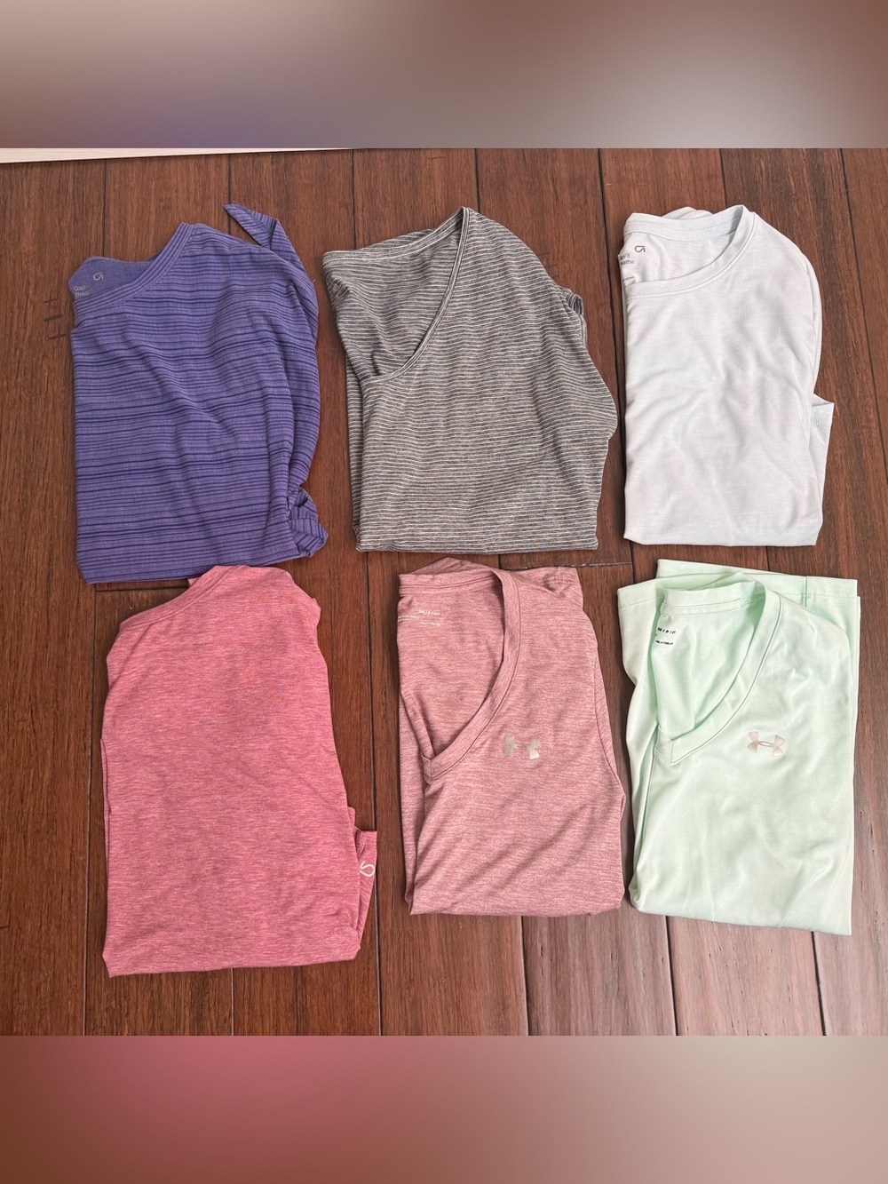 Women’s small Athletic short sleeve shirts/workout tops